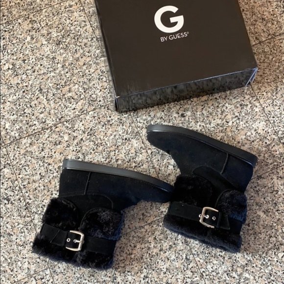 Guess AMBURR BLACK Booties size 7.5 - Picture 4 of 8